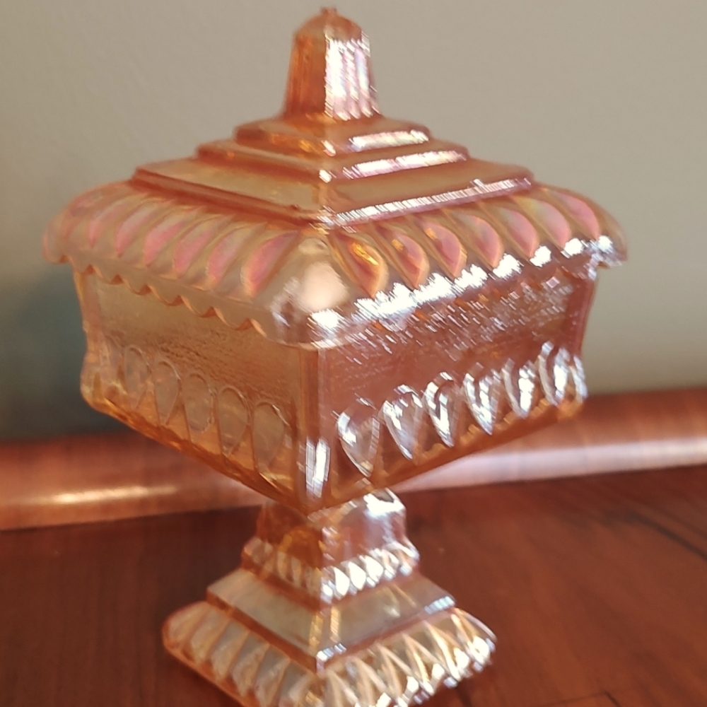Carnival Glass candy Dish